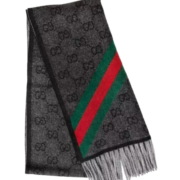 🔥🔥🔥new Authentic GUCCI scarf 100% wool - Picture 9 of 10